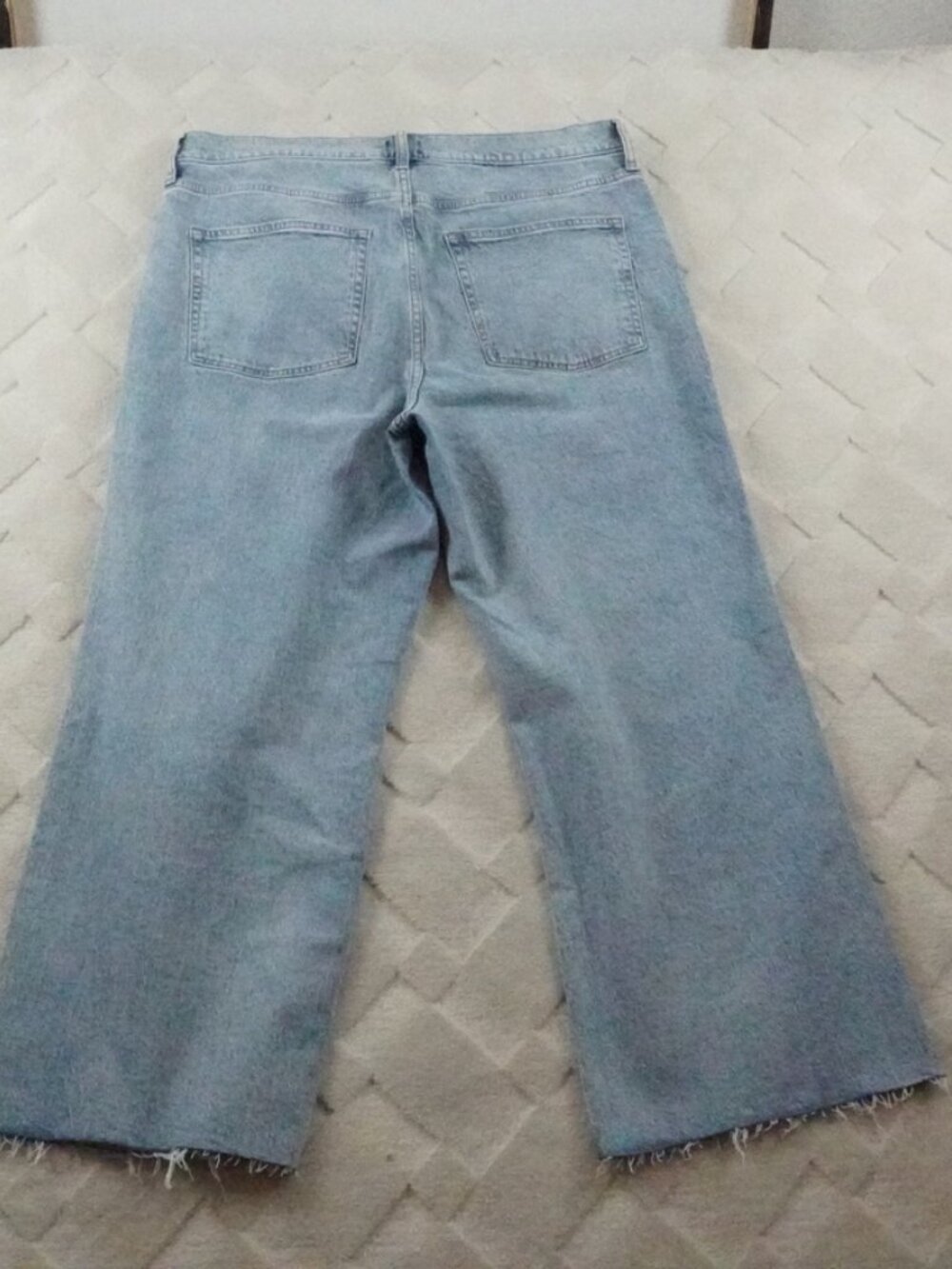 J. Crew Light Wash Wide Leg Jeans - Picture 9 of 10